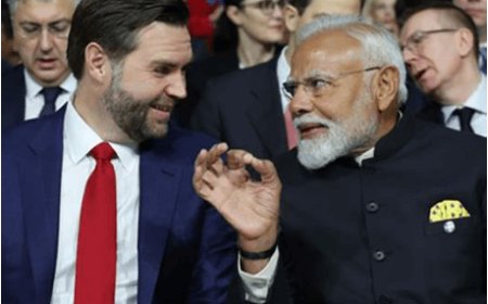 U.S. Vice President's Visit: JD Vance's visit to India includes discussions on a potential trade agreement, aiming to more than double trade to $500 billion by 2030.