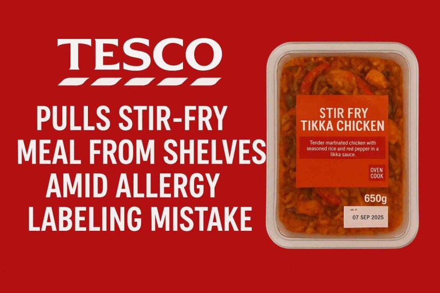 Tesco Pulls Stir-Fry Meal from Shelves Amid Allergy Labeling Mistake
