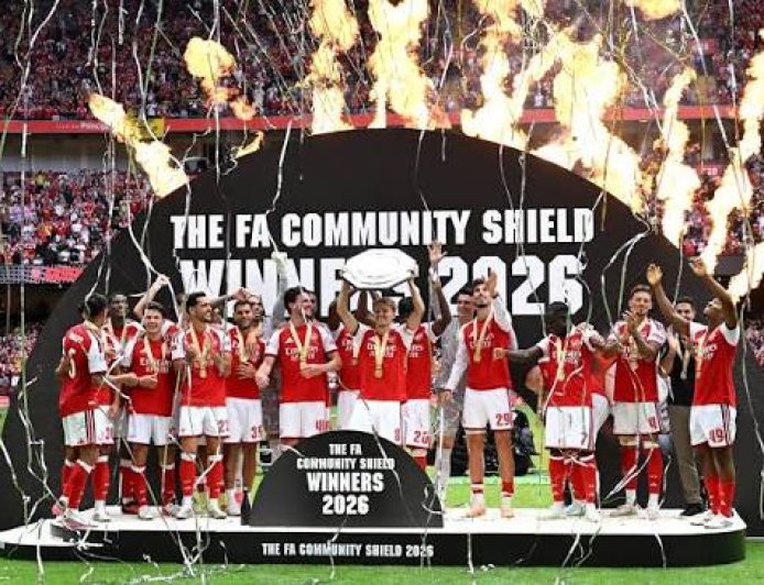 Arsenal Rout Man City 3-0 to Win Community Shield