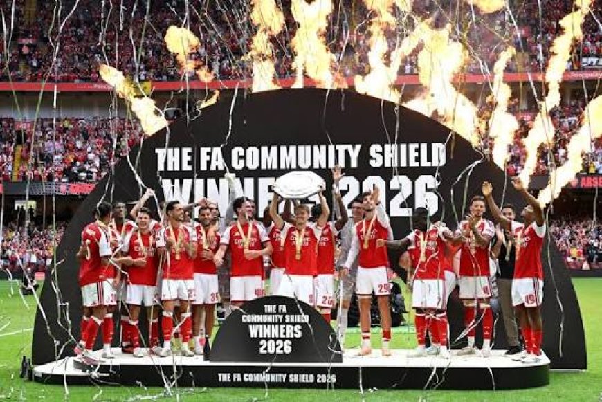 Arsenal Rout Man City 3-0 to Win Community Shield